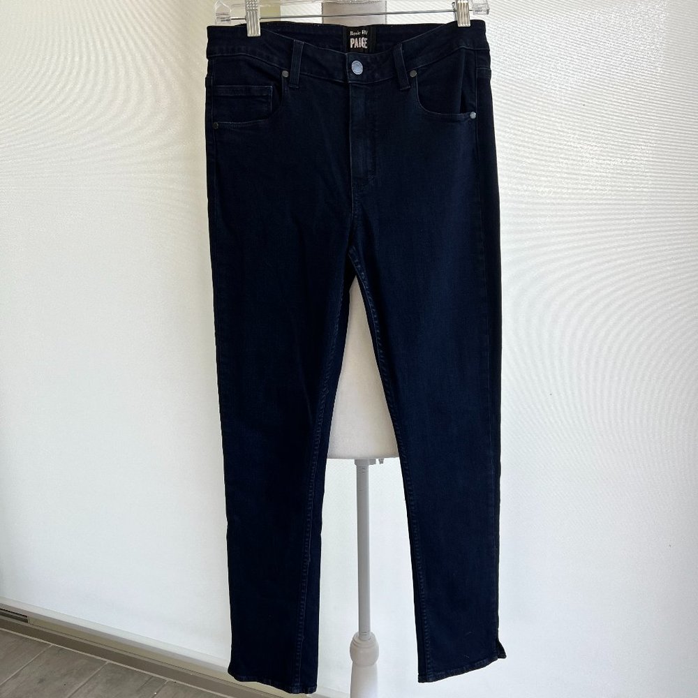 Great condition Paige- Rosie HW- straight leg-dark rinse